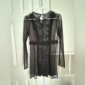 Beautiful Black Lace Layer Dress